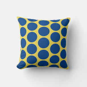 Pop Goes The Blue Dots Cushion