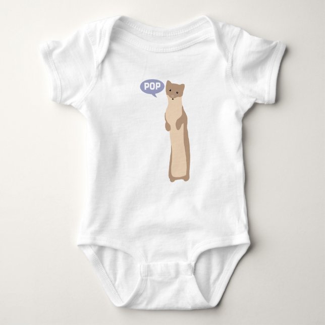 Pop Goes the Weasel Baby Bodysuit (Front)