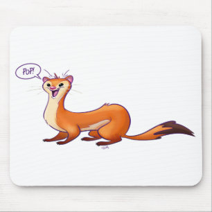 POP GOES THE WEASEL by Jeff Willis Art Mouse Mat