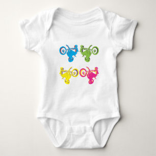 Pop Grungy Motocross Baby Bodysuit