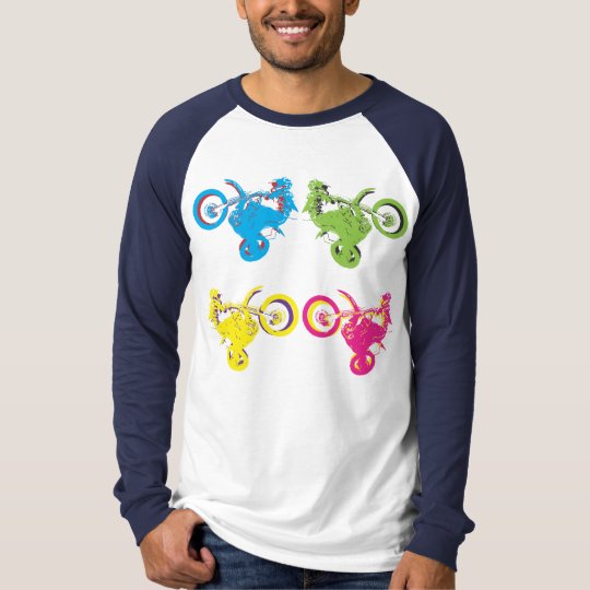 Pop Grungy Motocross T-Shirt
