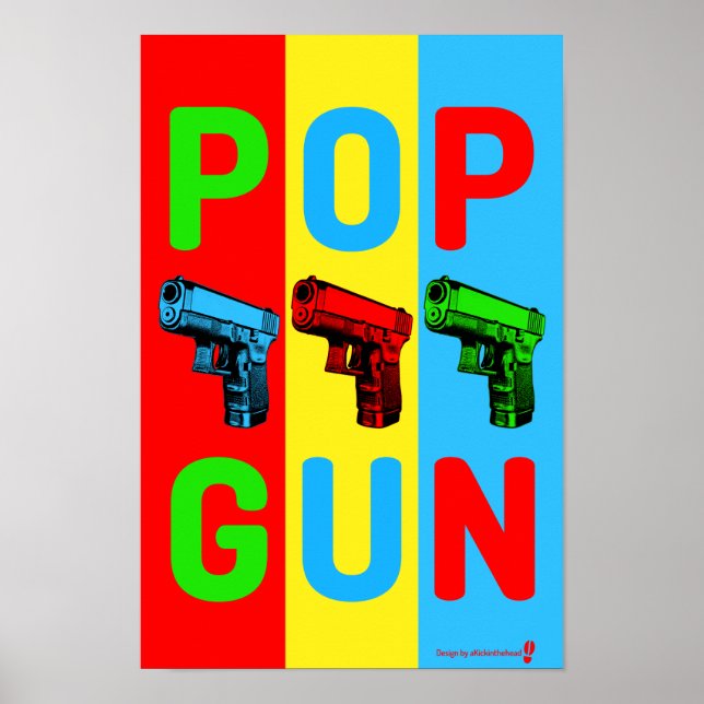 Pop Gun Pop Art Poster (Front)