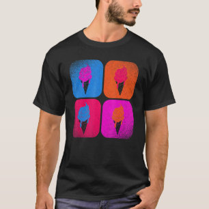 Pop Ice Cream Cone Summer Dessert Sweets Ice Cream T-Shirt