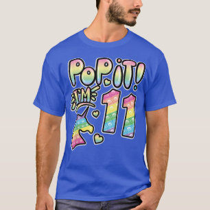 Pop It 11th Birthday Girl Boys 11 Year Old Fidget  T-Shirt