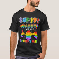 Pop It Daddy Of The Birthday Girl Fidget Kid Famil