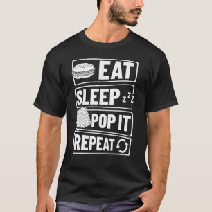 Pop It Fidget Toy Game Funny Stress Bubble T-Shirt