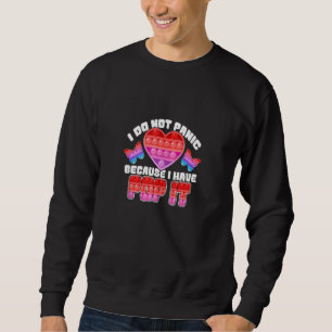 Pop It Fidget Toy Heart Butterfly For Girls Pop It Sweatshirt