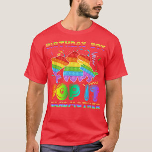 Pop It Grandmother Of The Birthday Boy Pop It Shar T-Shirt