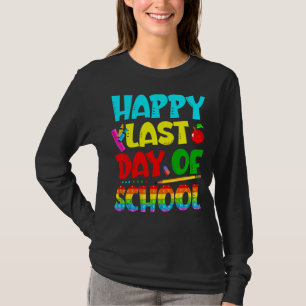 Pop It Happy Last Day Of School Funnny Kids Fidge T-Shirt