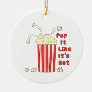 Pop It Like It's Hot Ceramic Tree Decoration