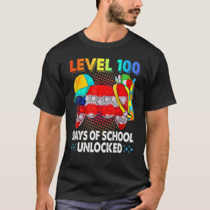 Pop It Poppin Level 100 Days Of School Unlocked_1 T-Shirt