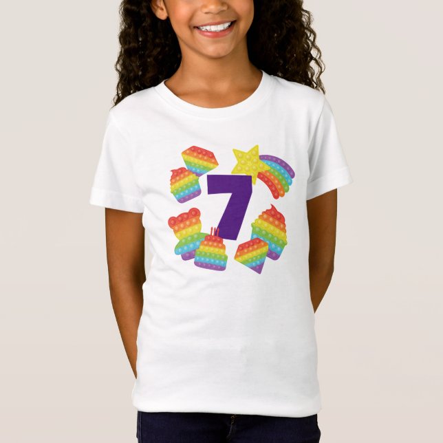 Pop It! | Rainbow Birthday T-Shirt (Front)