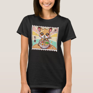 Pop Japanese Art Postage Stamp Cute Kangaroo Joey  T-Shirt