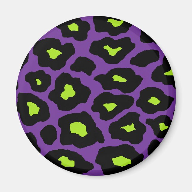 Pop Leopard Magnet (Front)
