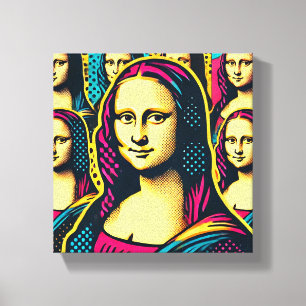 Pop Lisa Canvas Print