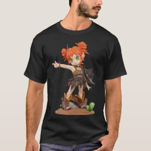 Pop Mart Peach Riot Gigi Libby Brown Cowgirl Stick T-Shirt