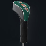 Pop multi photo modern typography family green golf head cover<br><div class="desc">Pop multi photo modern contemporary elegant typography child gift. Ideal fathers day,  birthday or christmas gift. Green colour can be changed.</div>