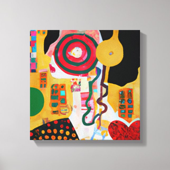 Pop Music Canvas Print (Front)