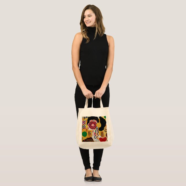 Pop Music Tote Bag (Front (Model))