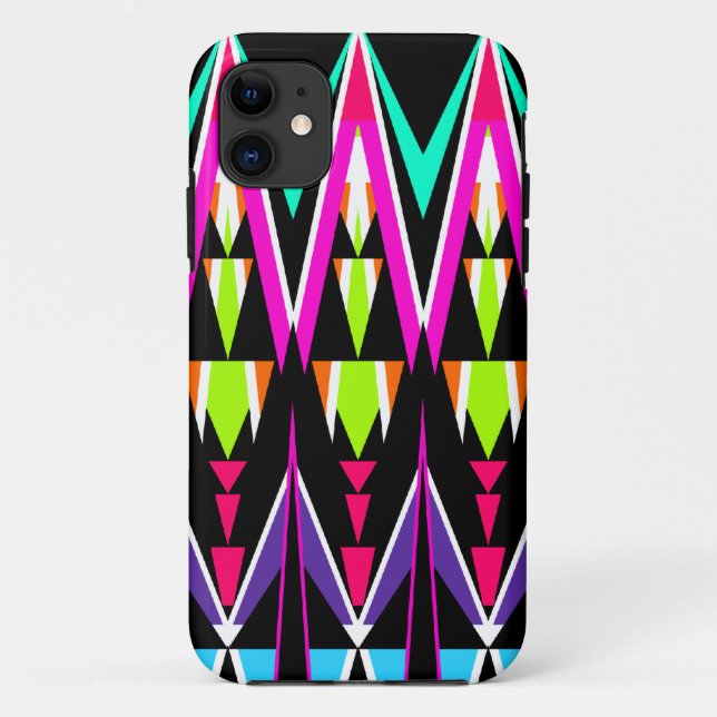 Pop Neon Tribal Case-Mate iPhone Case (Back)