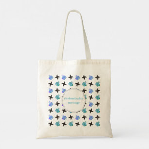 Pop Ninja Throwing Star Tote Bag