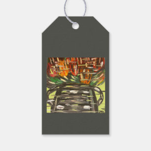 Pop of Colour- Black Gift Tag