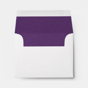 Pop of Colour PURPLE Wedding RSVP V36 Envelopes
