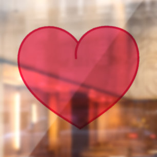 Pop of Love Window Cling