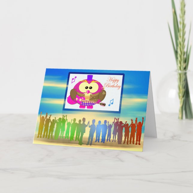 Pop Owl Card (Front)