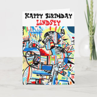 Pop painting card