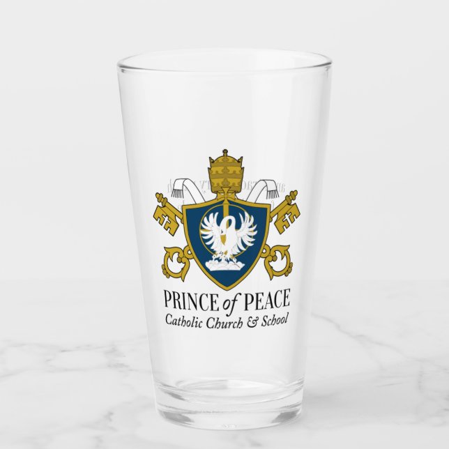 POP Parish & School Pint Glass (Front)