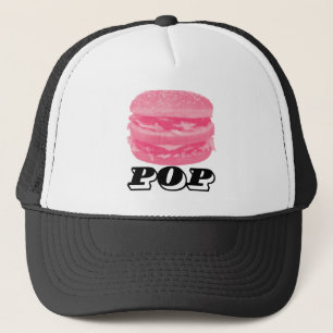 Pop Pink Burger Trucker Hat
