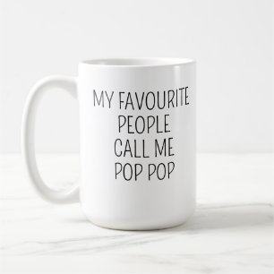Pop Pop Mug, Grandpa Mug, Worlds Best Pop Pop, Fun Coffee Mug