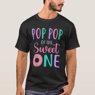 Pop Pop of the Sweet One Grandpa 1st Birthday Girl T-Shirt