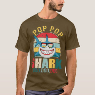 Pop Pop Shark Shirt Father's Day For Pop Pop