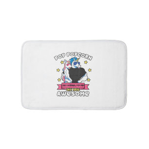 Pop Popcorn 1 Kid Father's Day Pop Pop Unicorn Gra Bath Mat