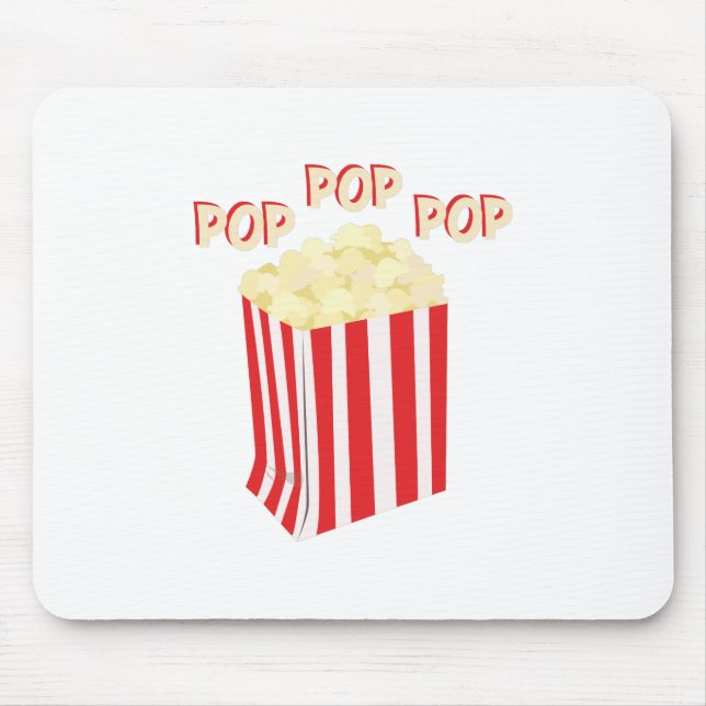 Pop Popcorn Mouse Mat (Front)
