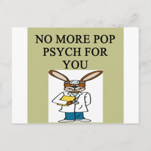 pop psych postcard