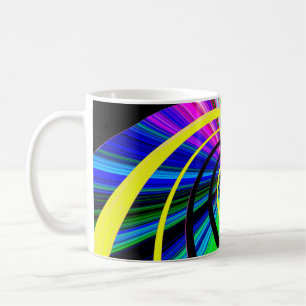 Pop psychedelic coffee mug