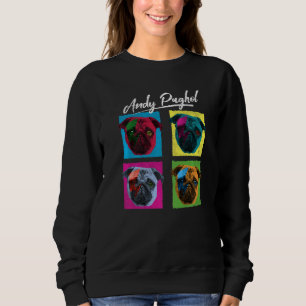 Pop Puggle Pug Dog Owner Artist Pet Dog Pugs Sweatshirt