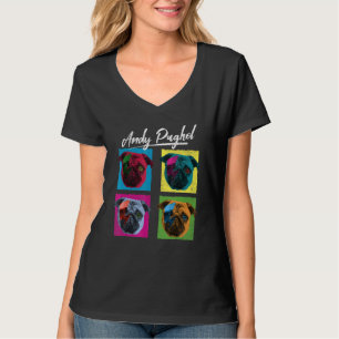 Pop Puggle Pug Dog Owner Artist Pet Dog  Pugs T-Shirt