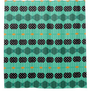 Pop Retro Shower Curtain