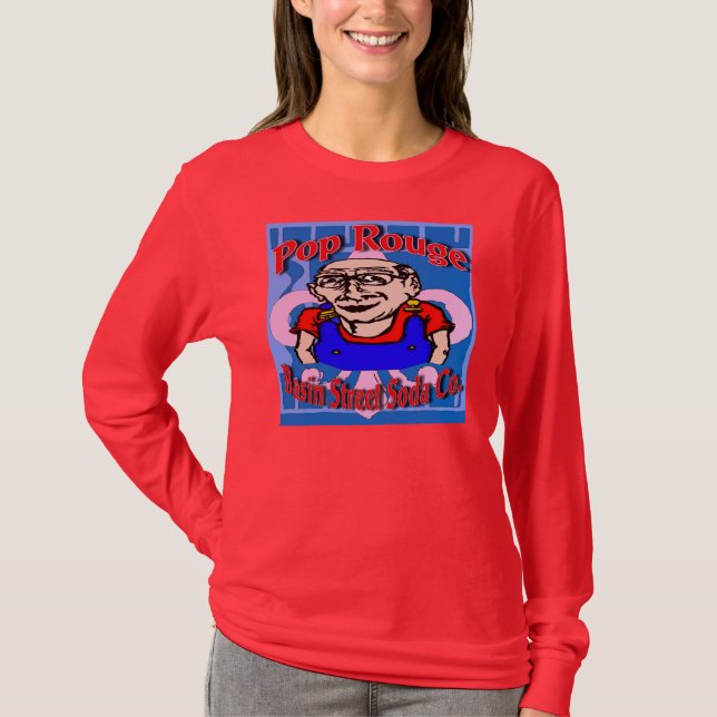 Pop Rouge, Basin St Soda Co T-Shirt (Front)