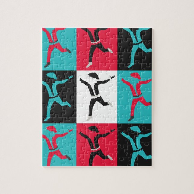 Pop Santa Christmas Art Collection Jigsaw Puzzle (Vertical)