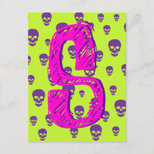 Pop Skulls Postcard