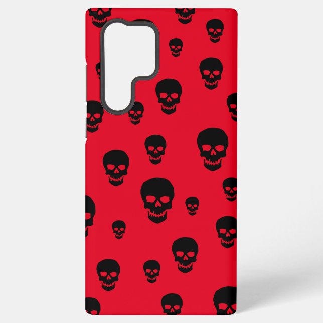 Pop Skulls Samsung Galaxy S22 Ultra Case (Back)