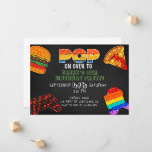 pop snap party, pop it party, fidget party announcement