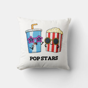Pop Stars Funny Snack Pun Cushion