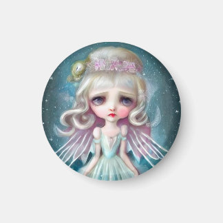 Pop Surrealism Blonde Girl Magnet