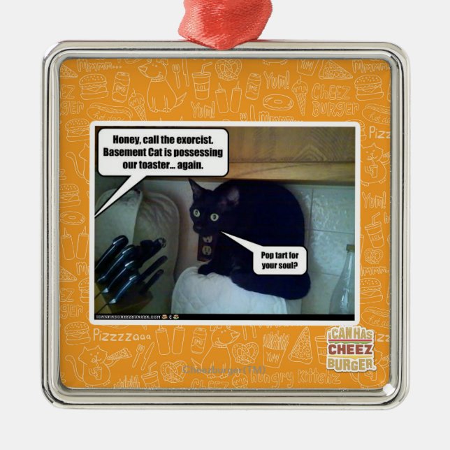 Pop tart for your soul? metal tree decoration (Front)